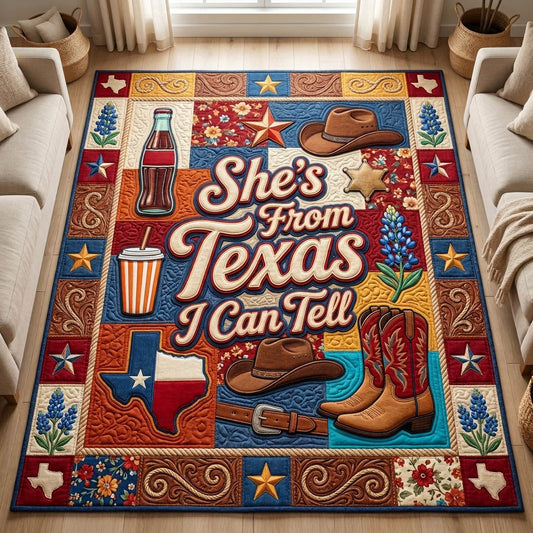 Texas Cowgirl Area Rug GFTOLAN1190