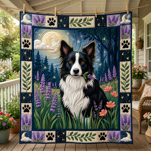 Border Collie Quilted Blanket GFTOLAN1237