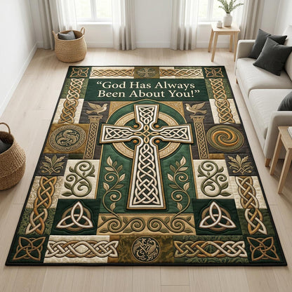 Celtic Cross Area Rug GFTOLAN1333