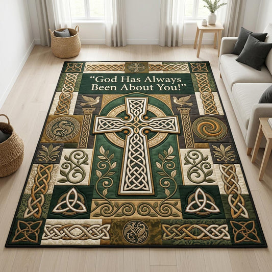 Celtic Cross Area Rug GFTOLAN1333