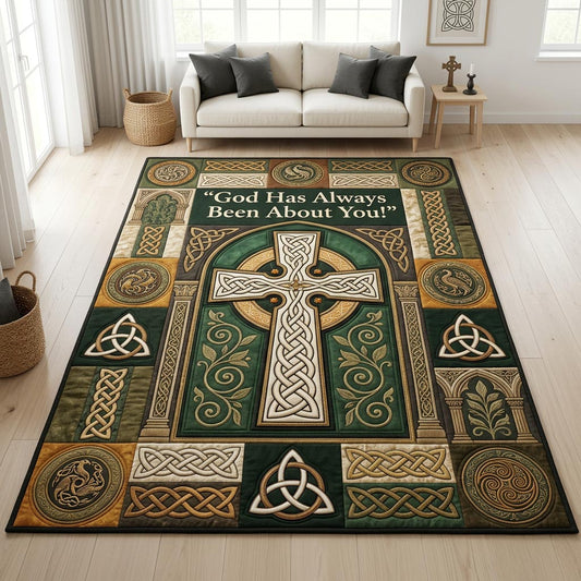 Celtic Cross Area Rug GFTOLAN1334