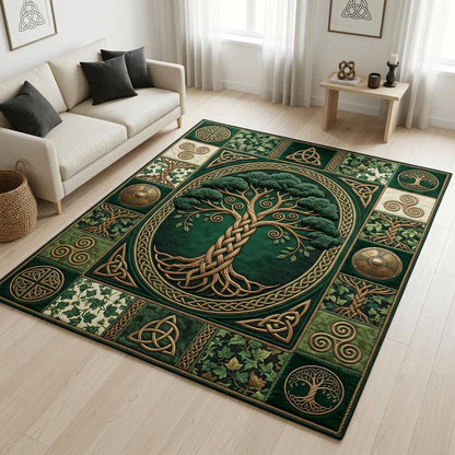 Celtic Tree of Life Area Rug GFTOLAN1335