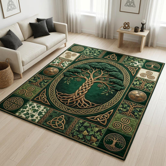 Celtic Tree of Life Area Rug GFTOLAN1335