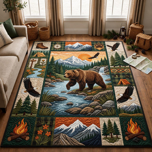 Wild Bear Area Rug GFTOLAN1446