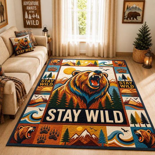 Wild Bear Area Rug GFTOLAN1448