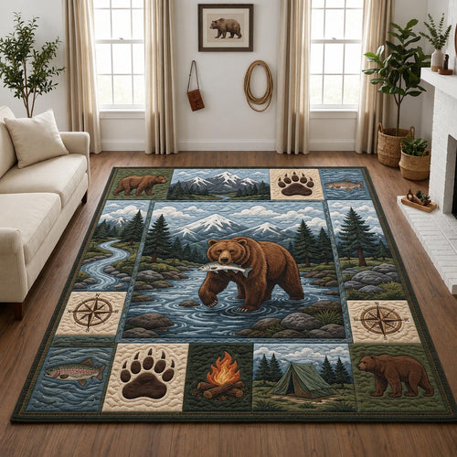 Wild Bear Area Rug GFTOLAN1449