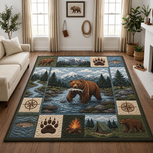 Wild Bear Area Rug GFTOLAN1449