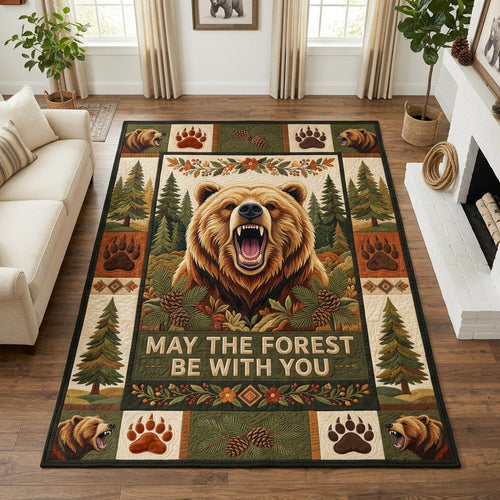 Wild Bear Area Rug GFTOLAN1451
