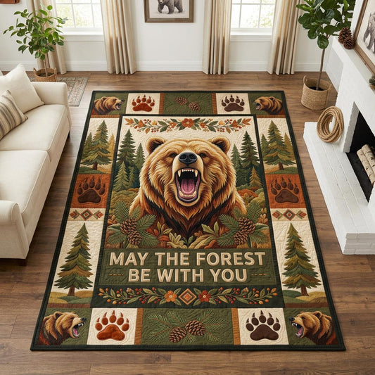 Wild Bear Area Rug GFTOLAN1451