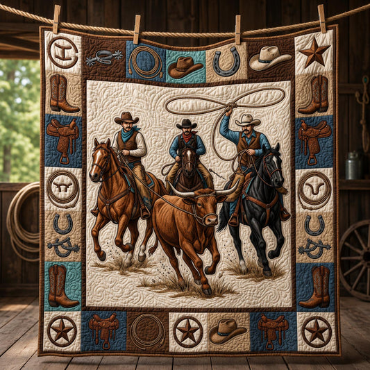 Western Cowboy Quilted Blanket GFTOLAN1494