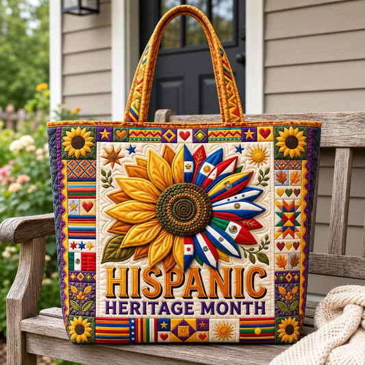 Hispanic Heritage Month Quilted Tote Bag GFTOLAN1516