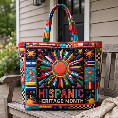 Hispanic Heritage Month Quilted Tote Bag GFTOLAN1517