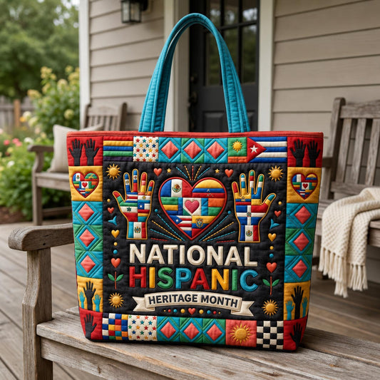 Hispanic Heritage Month Quilted Tote Bag GFTOLAN1518