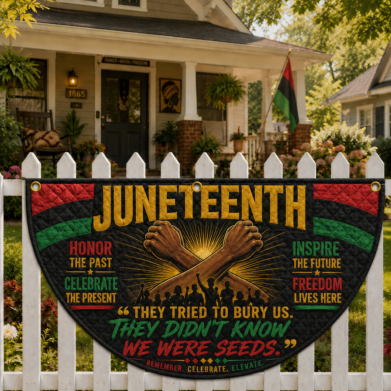 Seeds Rising Fan Flag GFTOLAN151