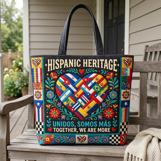 Hispanic Heritage Month Quilted Tote Bag GFTOLAN1520