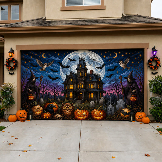 Witch Halloween Garage Door Banner GFTOLAN1593