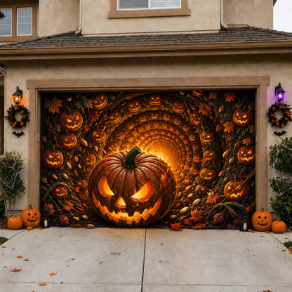 Pumpkin Vortex Garage Door Banner GFTOLAN1629
