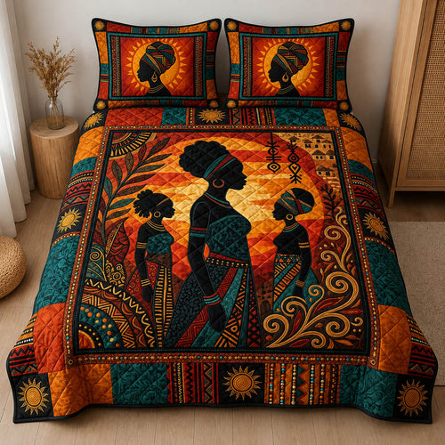 Heritage Queen 3-Piece Quilted Bedding Set GFTOLAN212