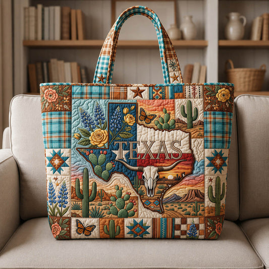 Texas Pride Quilted Tote Bag GFTOLAN265