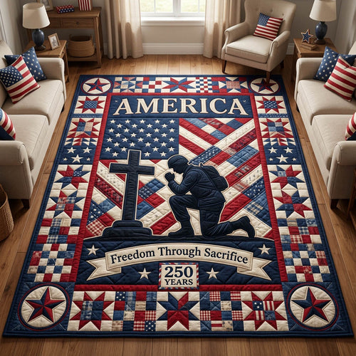 Freedom Through Sacrifice Area Rug GFTOLAN272
