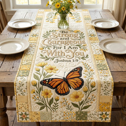 Faith Bird Bible Verse Quilted Table Runner GFTOLAN414