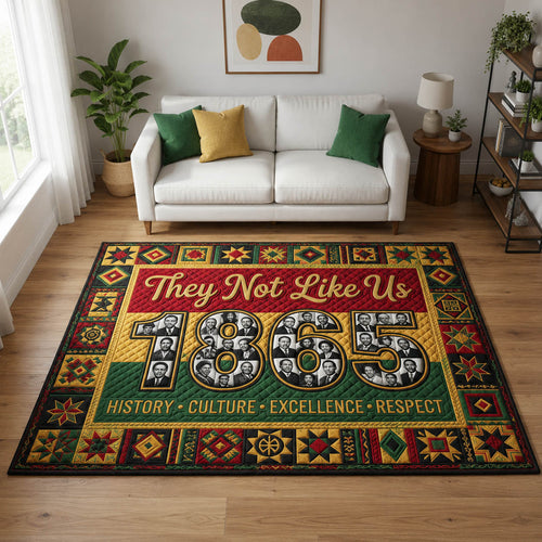 They Not Like Us Juneteenth Area Rug GFTOLAN438
