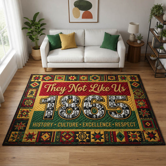 They Not Like Us Juneteenth Area Rug GFTOLAN438