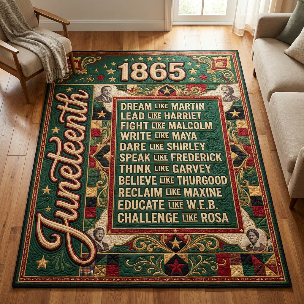 They Not Like Us Juneteenth Area Rug GFTOLAN440