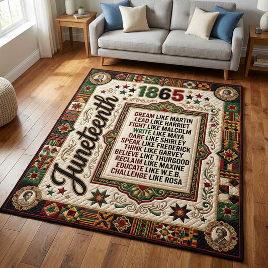 They Not Like Us Juneteenth Area Rug GFTOLAN442