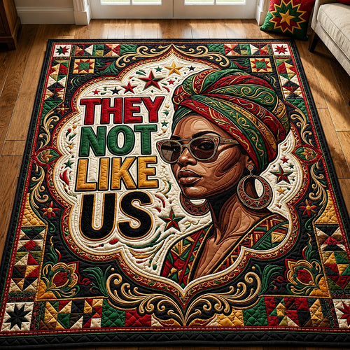 They Not Like Us Juneteenth Area Rug GFTOLAN445