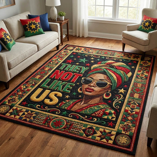 They Not Like Us Juneteenth Area Rug GFTOLAN446