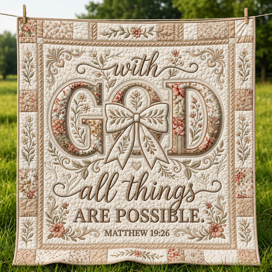 Christian Faith Quilted Blanket GFTOLAN517