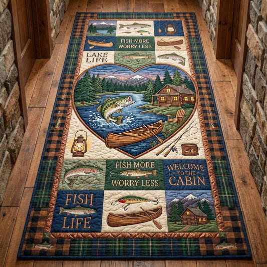 Lakeside Fishing Runner Rug GFTOLAN643