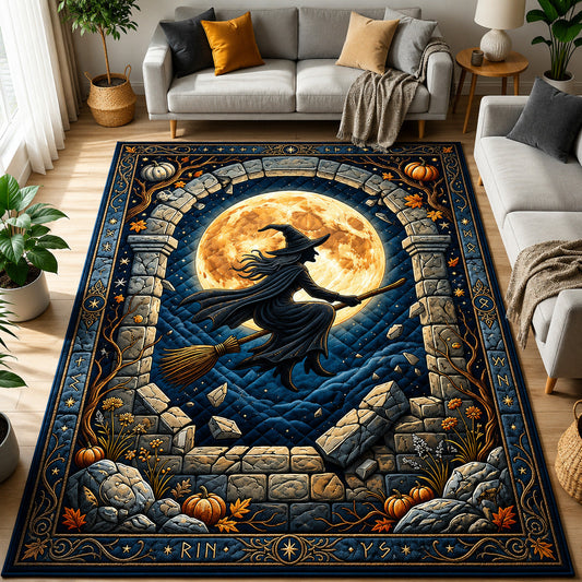 Witch Full Moon Area Rug GFTOLAN717