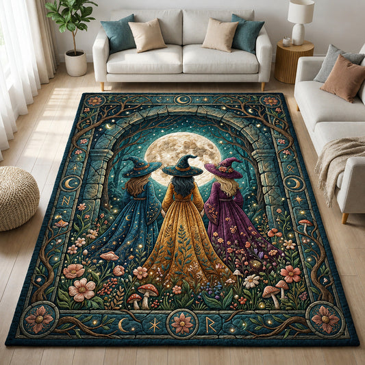 Magical Three Witches Area Rug GFTOLAN721
