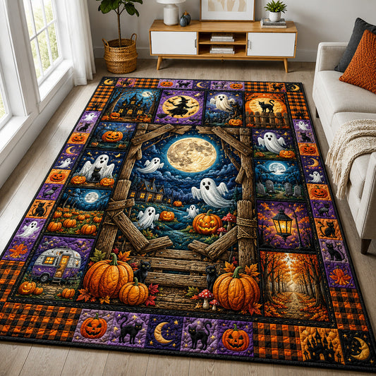 Magic Halloween Patchwork Area Rug GFTOLAN725