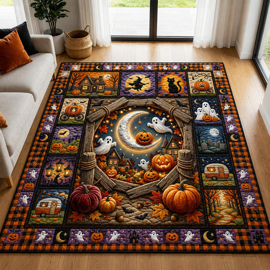 Magic Halloween Patchwork Area Rug GFTOLAN727