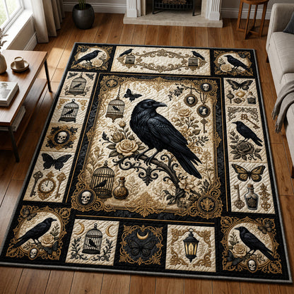Gothic Raven Area Rug GFTOLAN729