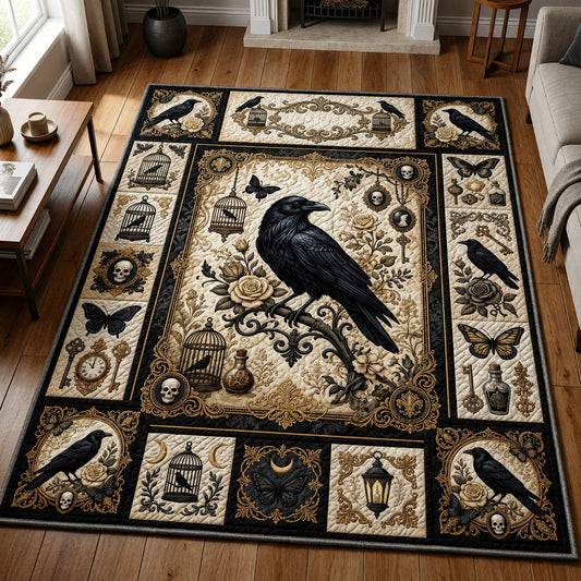 Gothic Raven Area Rug GFTOLAN729