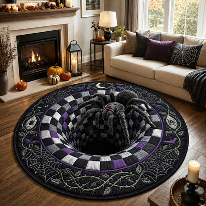 Spider Queen Vortex Quilted Round Mat GFTOLAN877