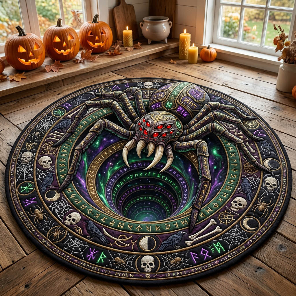 Spider Queen Vortex Quilted Round Mat GFTOLAN879