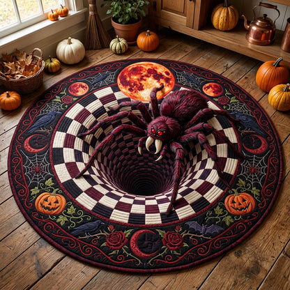 Spider Queen Vortex Quilted Round Mat GFTOLAN880