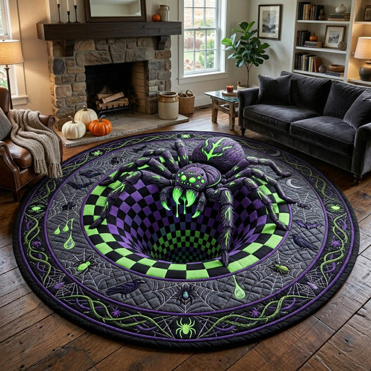 Spider Queen Vortex Quilted Round Mat GFTOLAN881