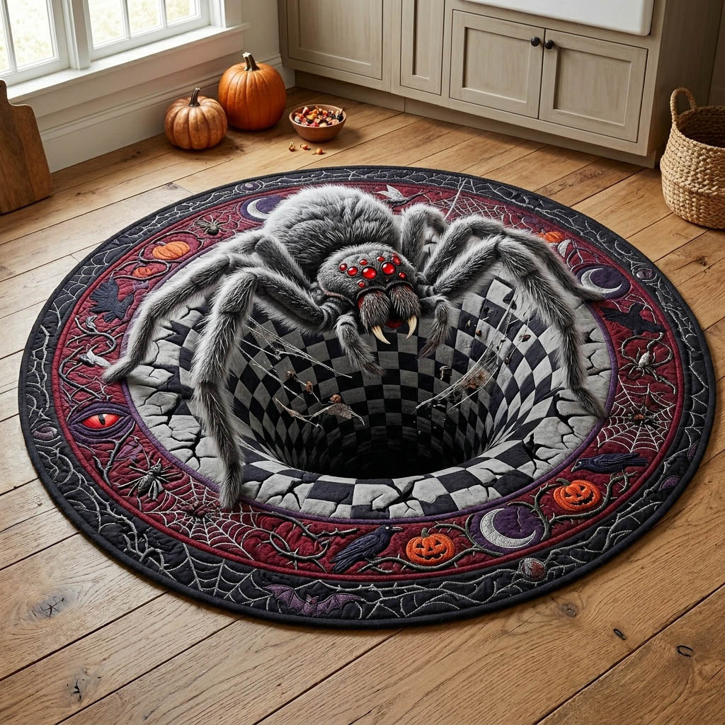 Spider Queen Vortex Quilted Round Mat GFTOLAN882