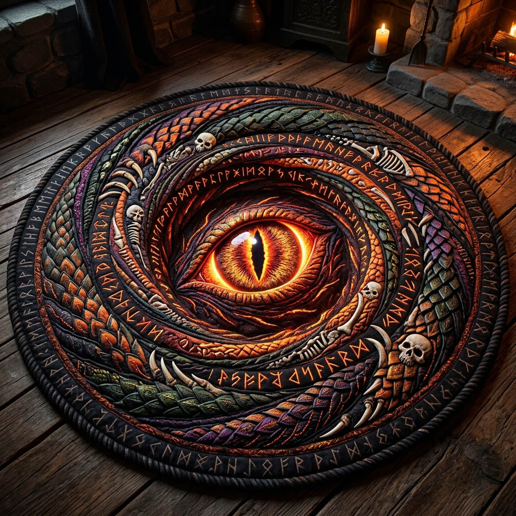 Monster Eye Quilted Round Mat GFTOLAN883