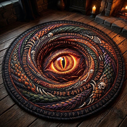 Monster Eye Quilted Round Mat GFTOLAN883
