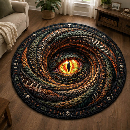 Monster Eye Quilted Round Mat GFTOLAN884