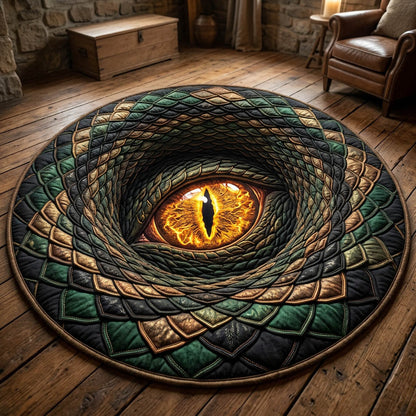 Monster Eye Quilted Round Mat GFTOLAN885