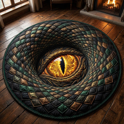 Monster Eye Quilted Round Mat GFTOLAN886
