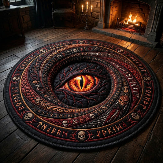 Monster Eye Quilted Round Mat GFTOLAN887